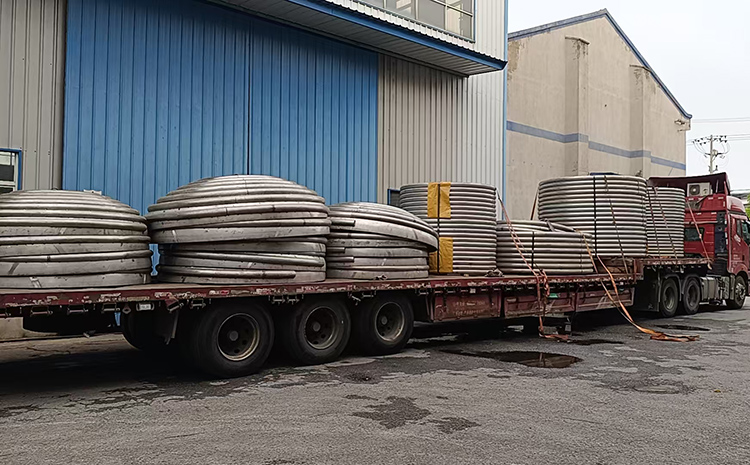 不銹鋼封頭盤管，盤管加工就找龍賢